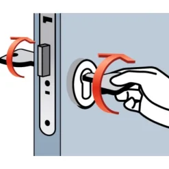 Cylindre haute sûreté - varié - fonction clé de secours - T70 TESA Sécurité