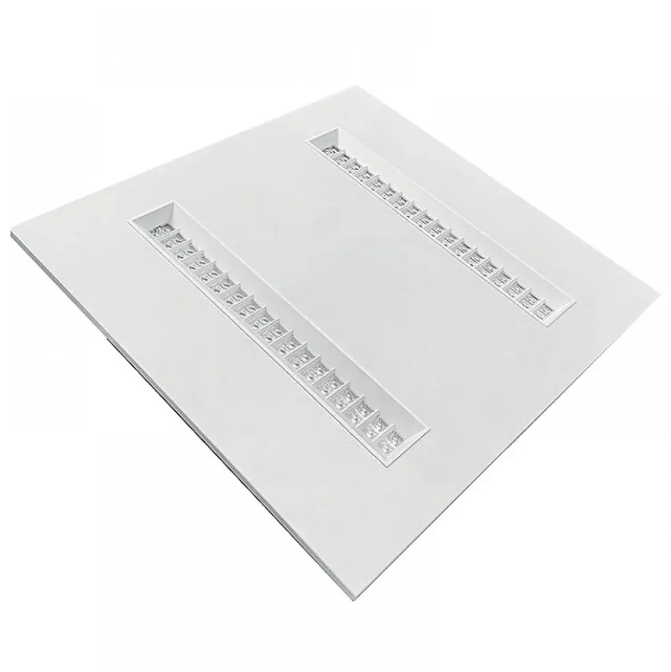 Dalle LED 595 x 595 mm 4000K - blanc ou noir - Timba Optique Asled