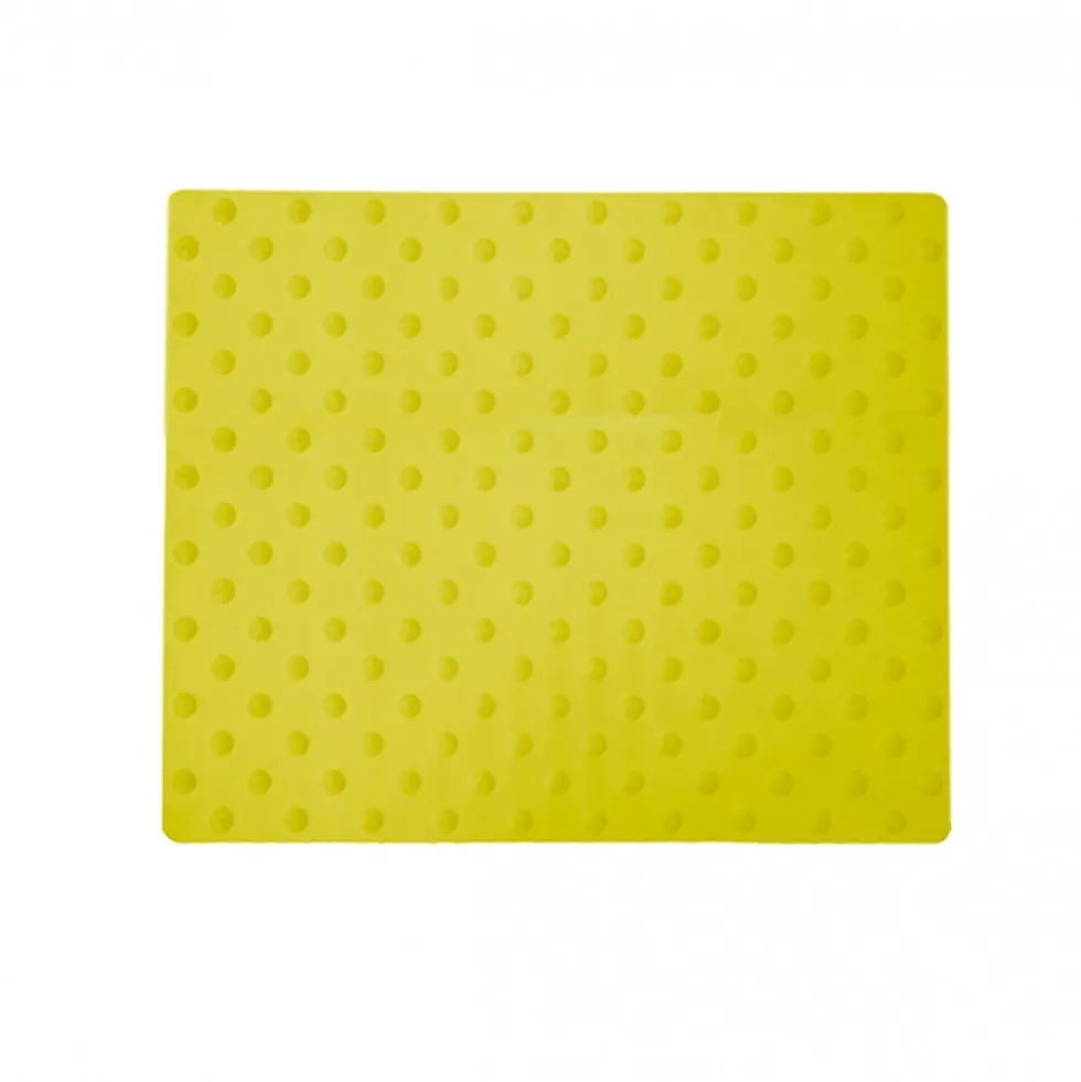 Dalle podotactile à picots en caoutchouc - 810 x 620 mm VISO