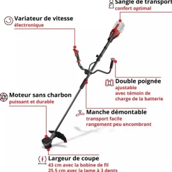 Débroussailleuse sans fil pro - GP-BC 36/430 Li BL-Solo - Power X-Change EINHELL PROFESSIONAL