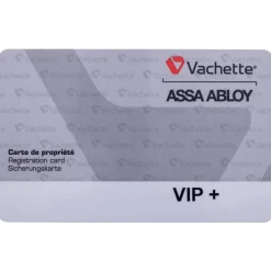 Demi-cylindre simple varié de sûreté en Laiton nickelé - série VIP+ VACHETTE