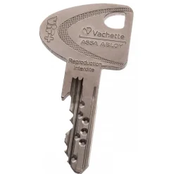 Demi-cylindre simple varié de sûreté en Laiton nickelé - série VIP+ VACHETTE