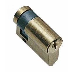 Demi cylindre - 30 x 10 mm - TE 5 - s'entrouvrant - laiton poli TESA Sécurité