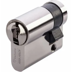 Demi cylindre - 30 x 10mm - VIP+ - varié - laiton nickelé VACHETTE