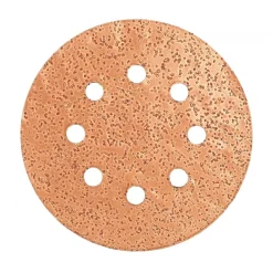 Disque auto-agrippant carbure de Tungstène 8 trous - Ø125mm - grain 36 LEMAN