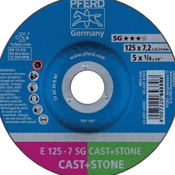 Disque à ébarber déporté performance fonte - 125x7mm - boîte de 10 PFERD
