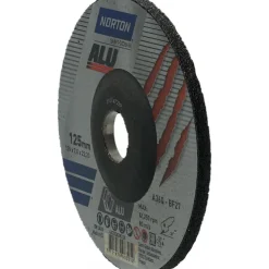 10 disques à ébarber pour meuleuse - aluminium - 125x7x22.23 mm NORTON