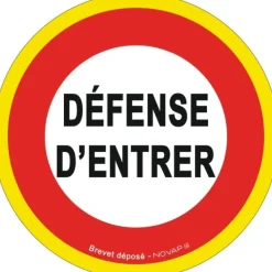 Disques d'interdiction rigides fluorescents NOVAP