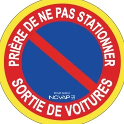 Disques d'interdiction rigides fluorescents NOVAP