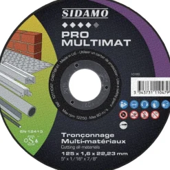 Disques à tronçonner multi-matériaux - lot de 25 - Pro Multimat SIDAMO