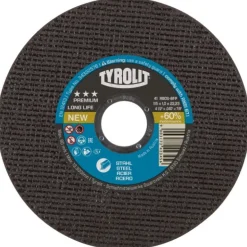 Disques à tronçonner - Premium Longlife moyeu plat - coupe acier TYROLIT