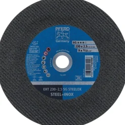 Disque à tronconner plat eht performance acier et inox- Diamètre 125mm PFERD