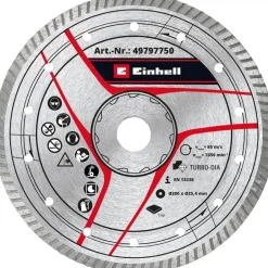 Disque Turbo diamanté 200x25,4 mm KWB EINHELL