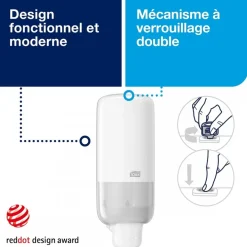 Distributeur de savon mousse 1 litre blanc S4 Tork TORK