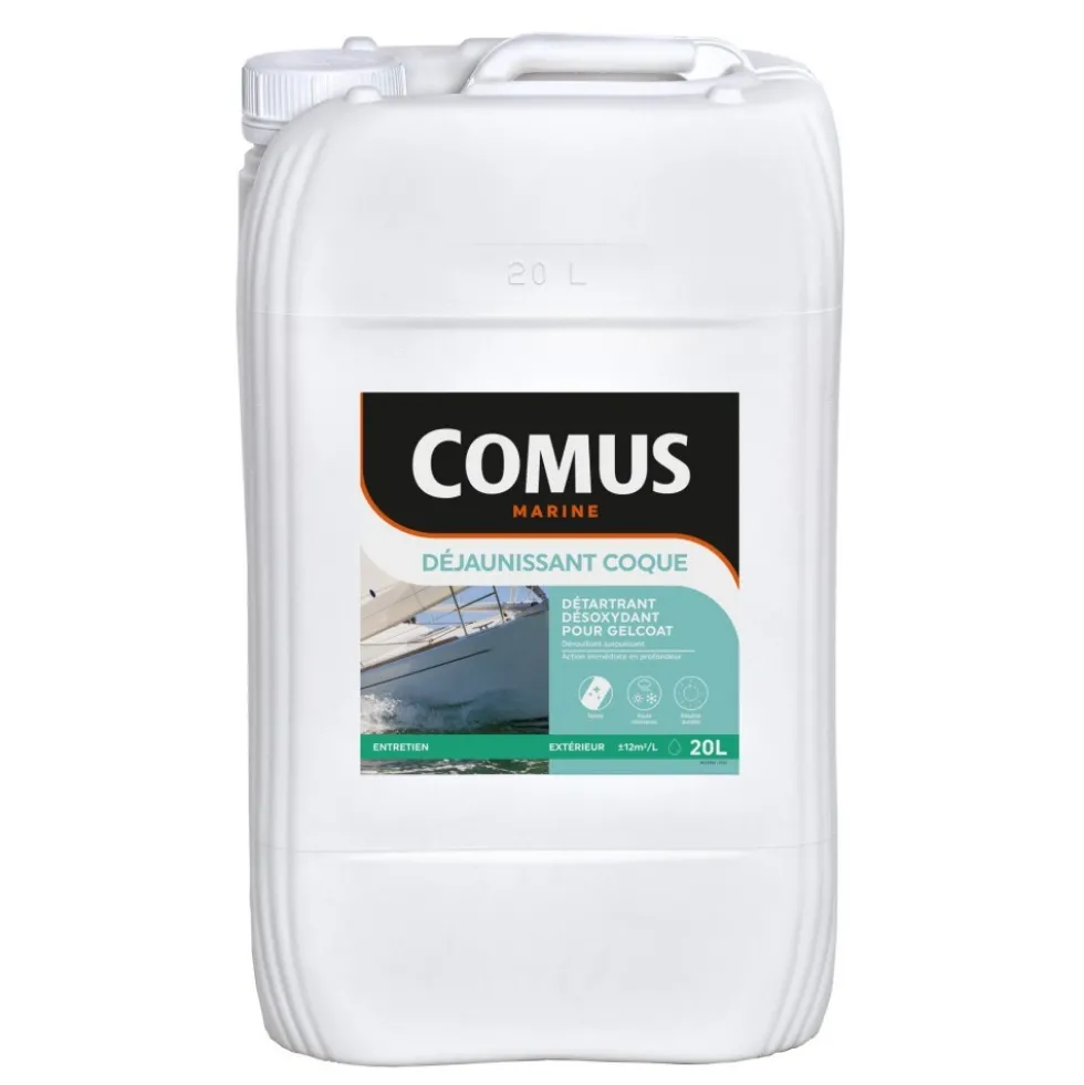 Déjaunissant coque - détartrant et dérouillant incolore COMUS