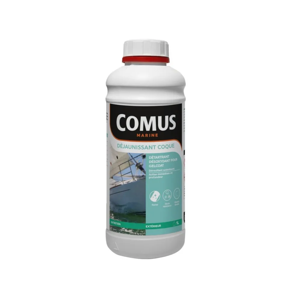Déjaunissant coque - détartrant et dérouillant incolore COMUS