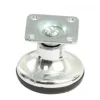 Dome de silence chromé - platine carrée - patin plastique AVL