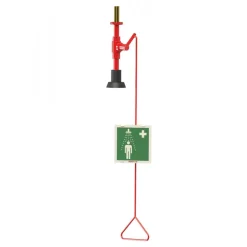 Douche de sécurité - alimentation plafond - 1 tête fixe PRESTO