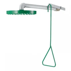 Douche de sécurité murale encastrée à commande manuelle DELABIE