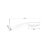 Douchette à main démontable 1 jet - chromé - Self Easy Clean DISFLEX