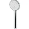 Douchette à main eco-responsable Ø90 1 jet et grille blanche DISFLEX