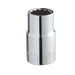 Douille courte chrome vanadium 1/2'' 12 pans SAM OUTILLAGE