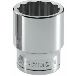Douille courte 12 pans - carré conducteur 1/2" - S FACOM