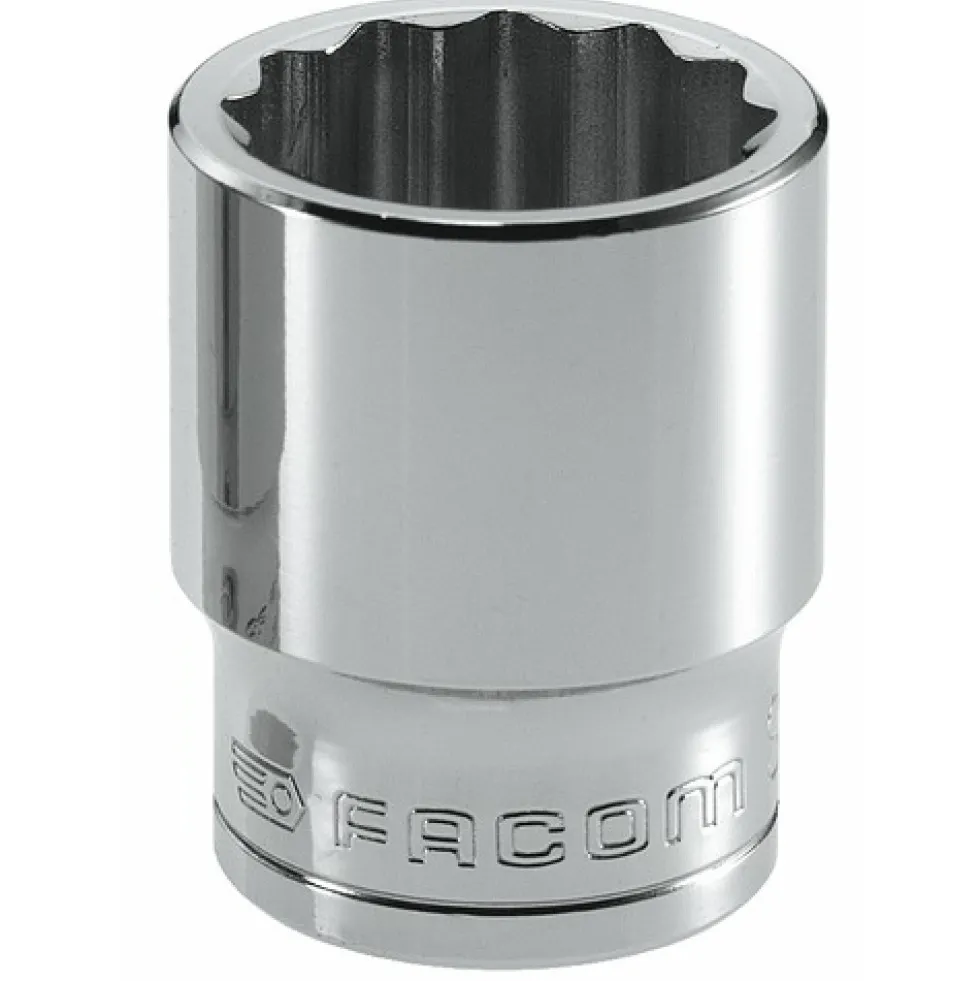 Douille courte 12 pans - carré conducteur 1/2" - S FACOM