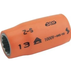 Douille 1/2" isolée 1000V - forgée en acier au chrome vanadium SAM OUTILLAGE