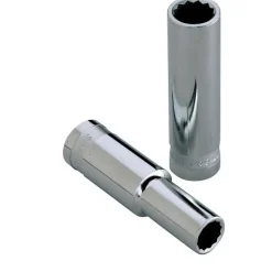 Douille longue chrome vanadium 1/2" 6 pans SAM OUTILLAGE
