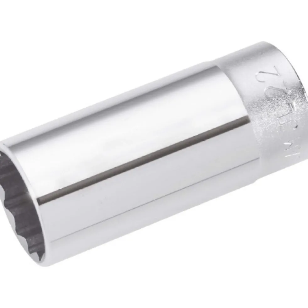 Douille longue 3/8'' 12 pans - chrome vanadium SAM OUTILLAGE
