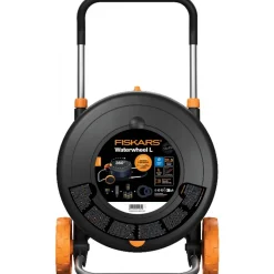 Dévidoir sur roulettes Confort L - 1/2" - tuyau de 30m + 1,5m Ø13 mm FISKARS