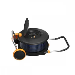 Dévidoir sur roulettes Confort L - 1/2" - tuyau de 30m + 1,5m Ø13 mm FISKARS