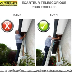 Ecarteur télescopique pour échelles OUTIFRANCE
