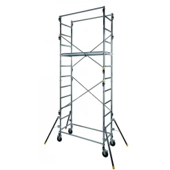 Echafaudage roulant aluminium 4,70 m - Quad Up CENTAURE