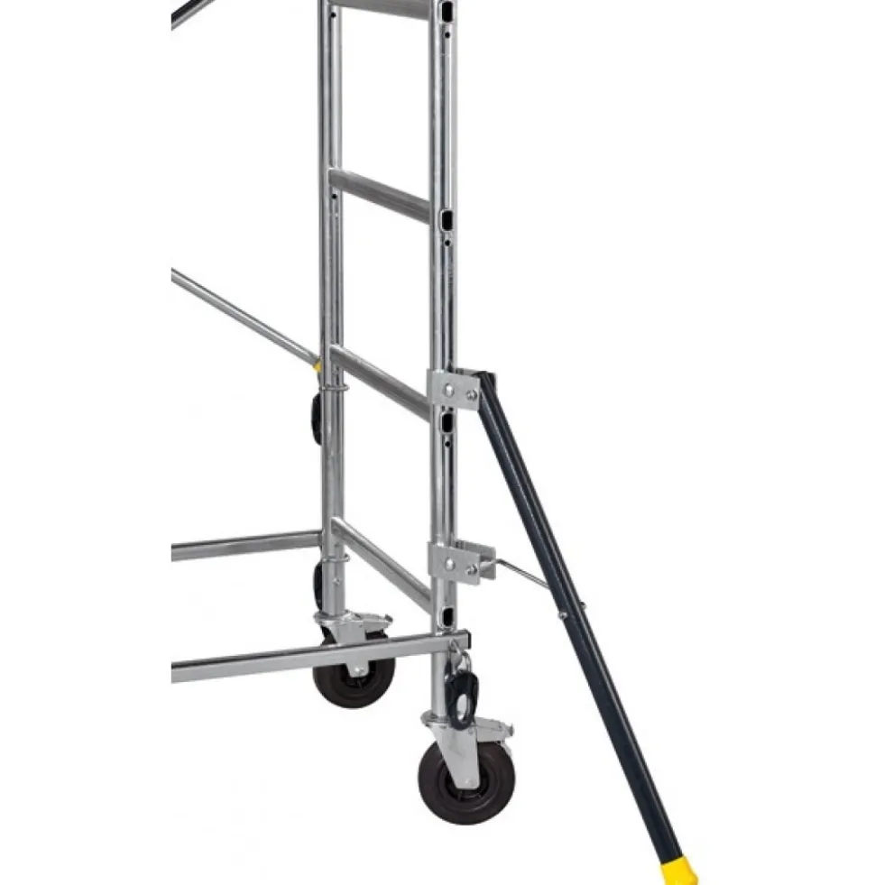 Echafaudage roulant aluminium 4,70 m - Quad Up CENTAURE