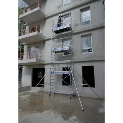 Echafaudage roulant aluminium Totem 2 Line 180 - Hauteur de travail 5,85m TUBESCA