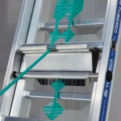Echelle Platinium 300 hauteur de travail 7,8m- coulisse à corde - 3 x 10 marches TUBESCA