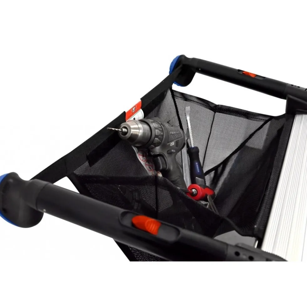 Echelle télescopique Space Bamboo hauteur max 4,3 m - 11 marches DUARIB