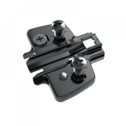Embase cruciforme avec vis Euro pour charnière Sensys Obsidien HETTICH