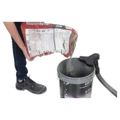 Embout d'aspiration à connecter sur aspirateur pour seau de malaxeur SIDAMO