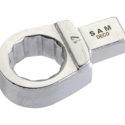 Embout rectangulaire 9X12 à œil déporté - ouverture 17 mm SAM OUTILLAGE