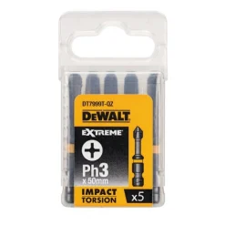 Embouts Impacts Torsion Flextorq Phillips - par 5 DEWALT