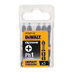 Embouts Impacts Torsion Flextorq Phillips - par 5 DEWALT