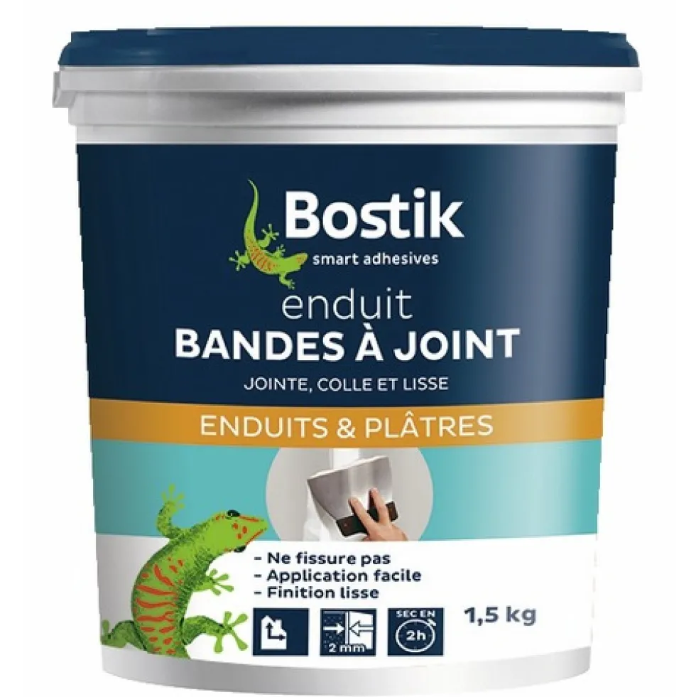 Enduit bandes à joint - pour plaques de plâtre - collage et lissage BOSTIK