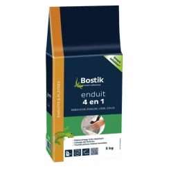 Enduit de rebouchage, collage - poudre - Enduit 4 en 1 BOSTIK