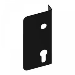 Enjoliveur pour serrure en applique verticale - noir - Modulox - GA TIRARD