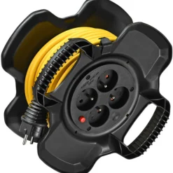 Enrouleur de câble - compact - 20 m - 3G1,5 - 4 prises - X-GUM BRENNENSTUHL