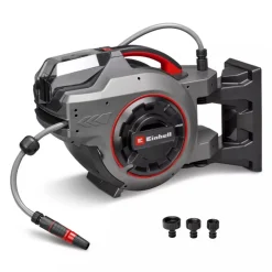 Enrouleur de tuyau sans fil GE-HR 18/30-1 Li-Solo - tuyau 30m - Power X-Change EINHELL