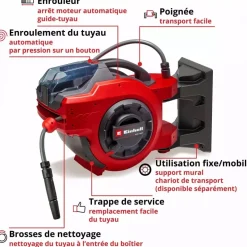 Enrouleur de tuyau sans fil - GE-HR 18/30 Li-Solo - Power X-Change EINHELL